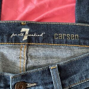 7 For All Mankind Carsen Men’s Denim Jeans sz. 34x36
